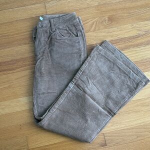 Princess Polly Tan Corduroy Trousers